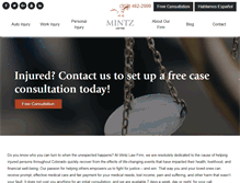 Tablet Screenshot of mintzlawfirm.com